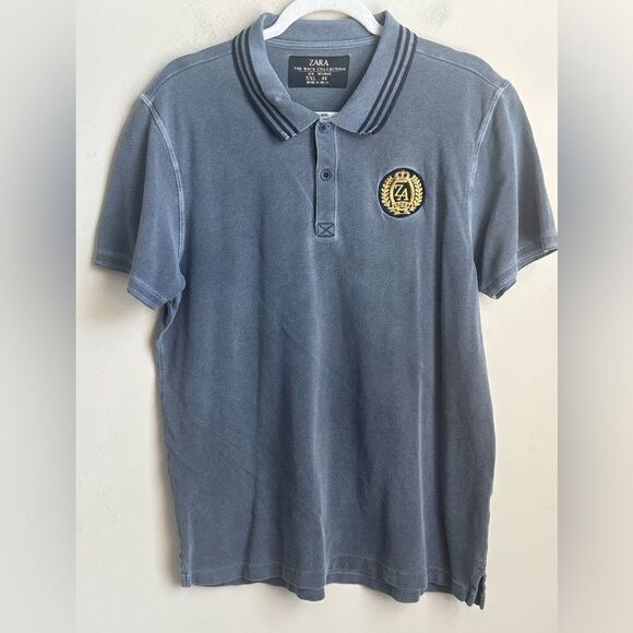 ZARA Wack Collection Men’s Polo Shirt XXL-44 - Picture 1 of 5